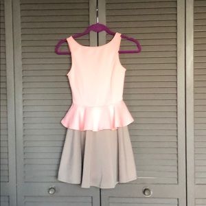 Solemio peplum dress